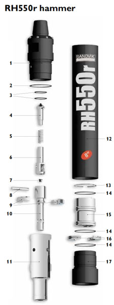 Sandvik DTH Hammer