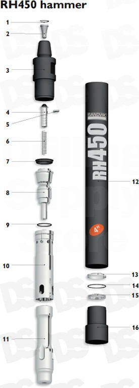 Parts for Hammer RH540 4''(inch)