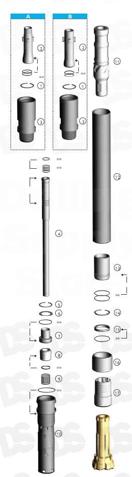 Parts for Hammer RE542