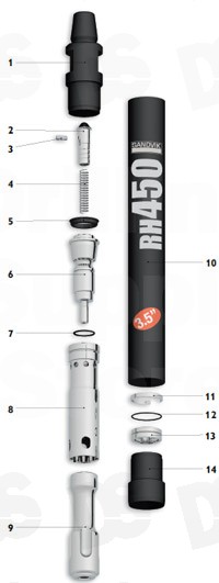 Parts for Hammer RH450 3.5''(inch)