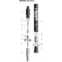 Parts for Hammer RH550r 4''(inch)