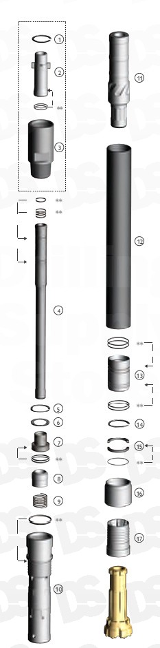 Parts for Hammer RE545