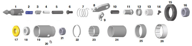 Core Barrel SPARE PARTS KIT